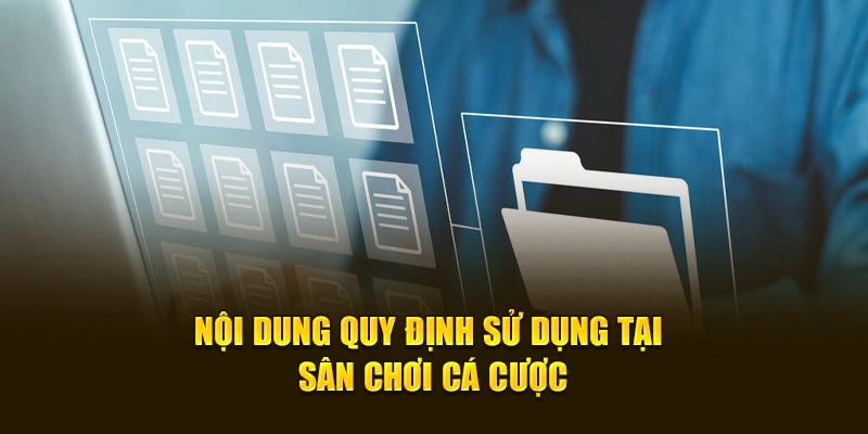 Nội dung quy định sử dụng tại sân chơi cá cược